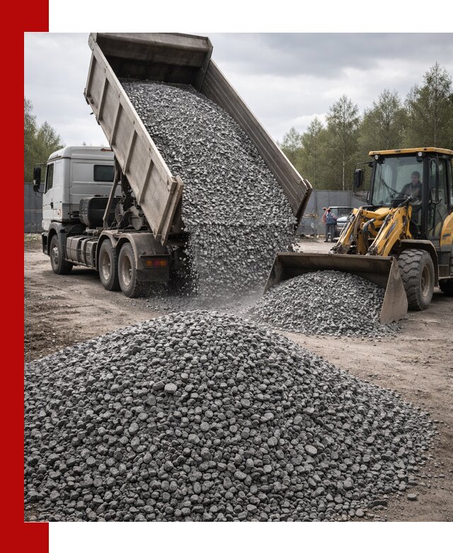 Доставка и продажа щебня гранитного в Лянторе