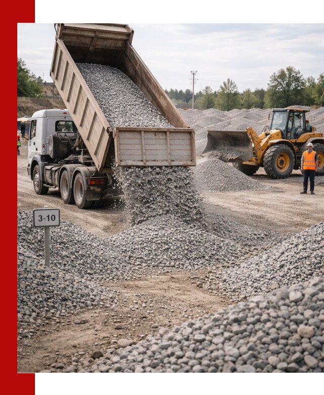 Гранитный щебень фракции 3–10: доставка и продажа в Лянторе