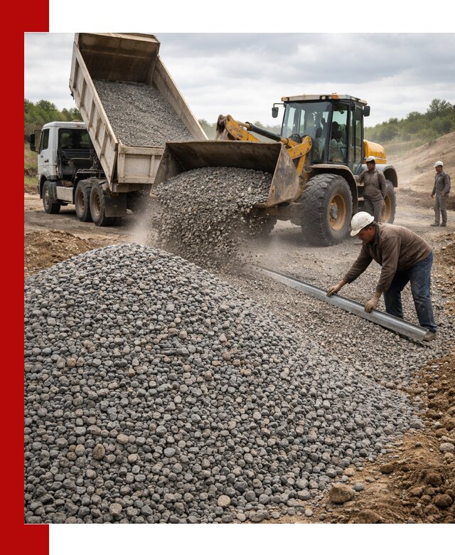 Гравийный щебень фракция 5-20 с доставкой в Лянторе