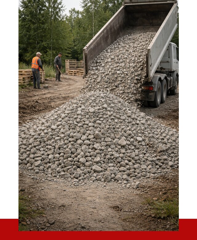 гравийный щебень фракция 70-120 в Лянторе от 2508 р. ПРОНЕРУДЛнт