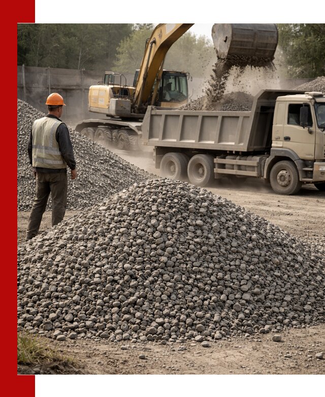 Шлаковый щебень фракция 5-20 с доставкой в Лянторе