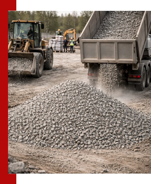 Вторичный щебень фракции 5-20 в Лянторе — доставка и продажа крупнотоннажно