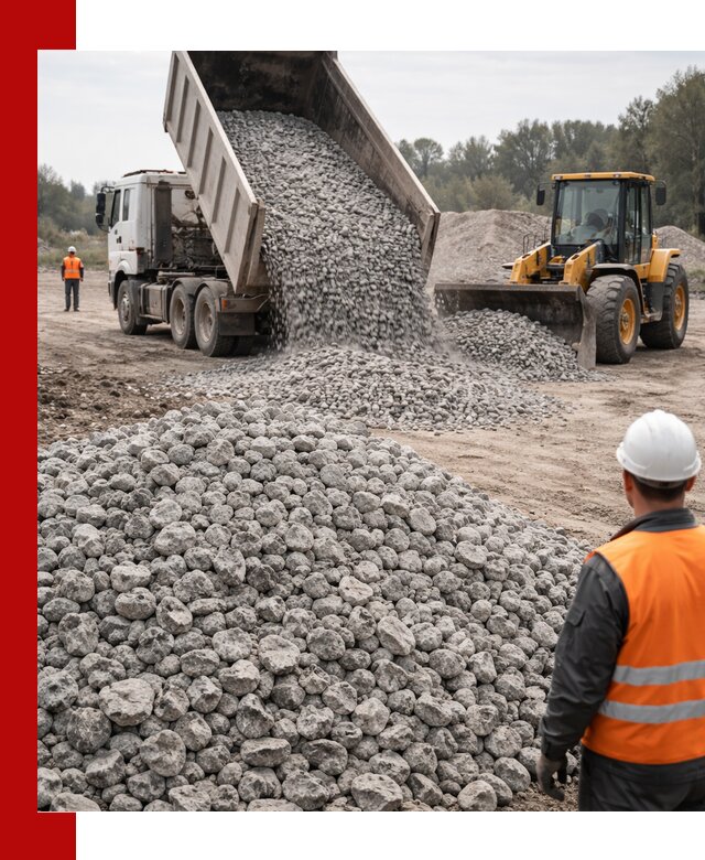 Доставка бетонного щебня фракции 20-40 в Лянторе