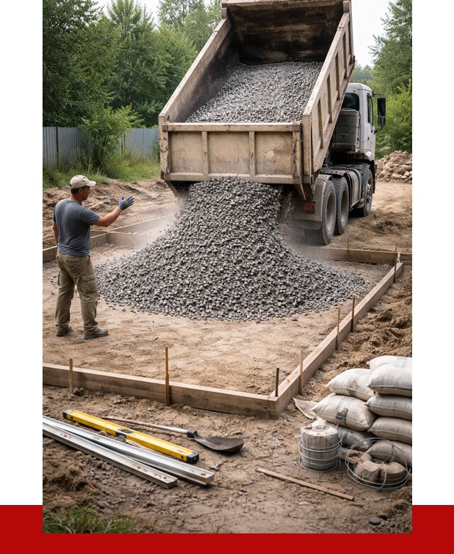 Купить щебень для фундамента в Лянторе от 4607 р. | ПРОНЕРУДЛнт