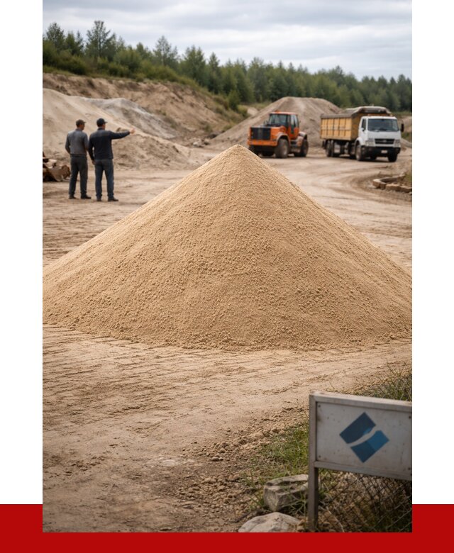 Карьерный песок навалом в Лянторе от 1843 р. | ПРОНЕРУДЛнт