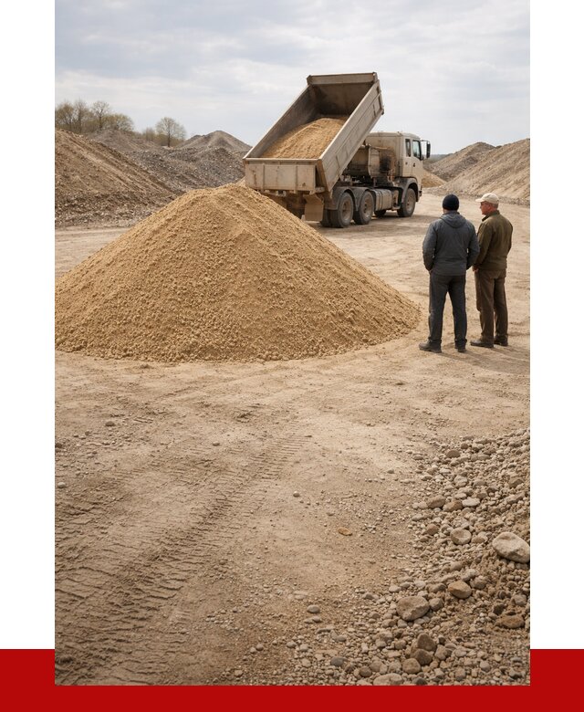 Карьерный песок крупнозернистый в Лянторе от 8701 р | ПРОНЕРУДЛнт