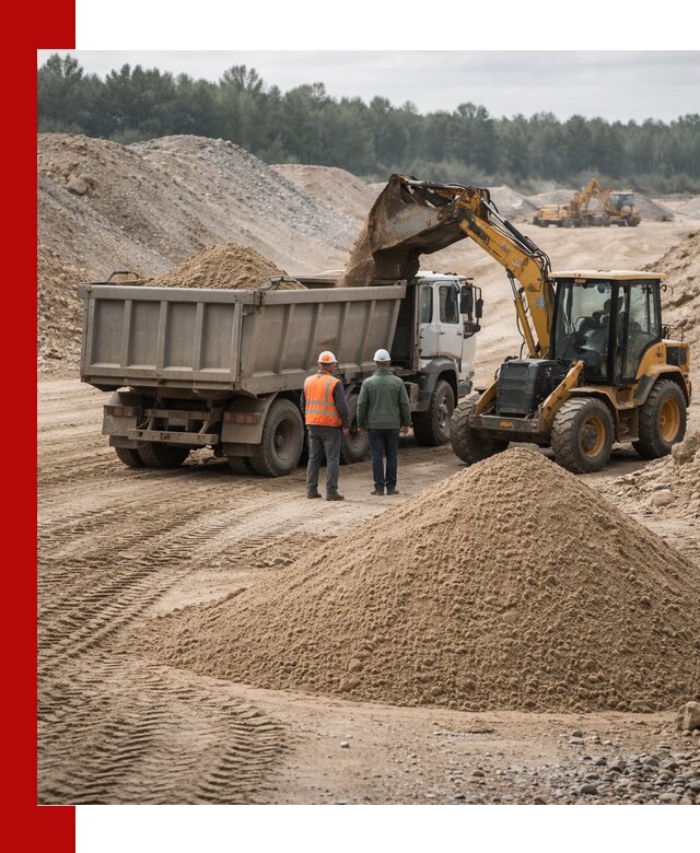 Карьерный среднезернистый песок с доставкой в Лянторе