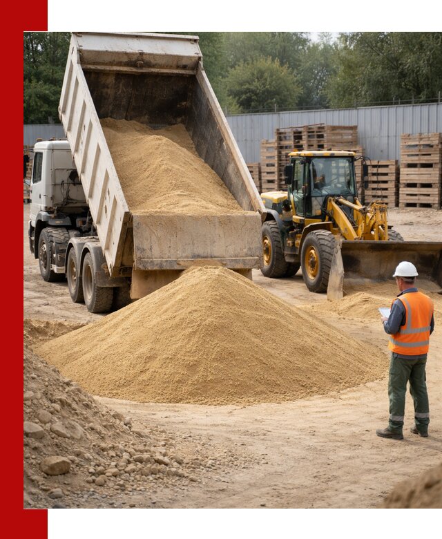 Доставка карьерного мелкозернистого песка в Лянторе