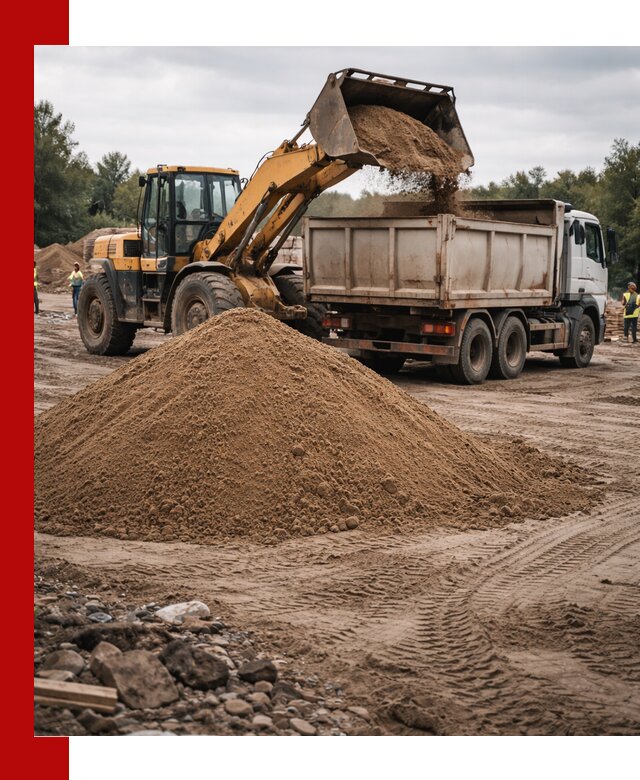 Доставка речного песка навалом в Лянторе быстро и выгодно