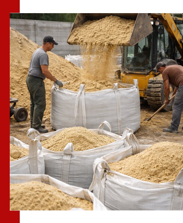 Поставка качественного песка для кладки в Лянторе