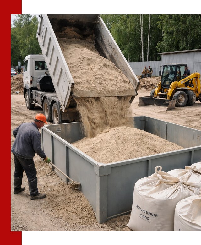 Кварцевый песок для фильтра в Лянторе — доставка и качество