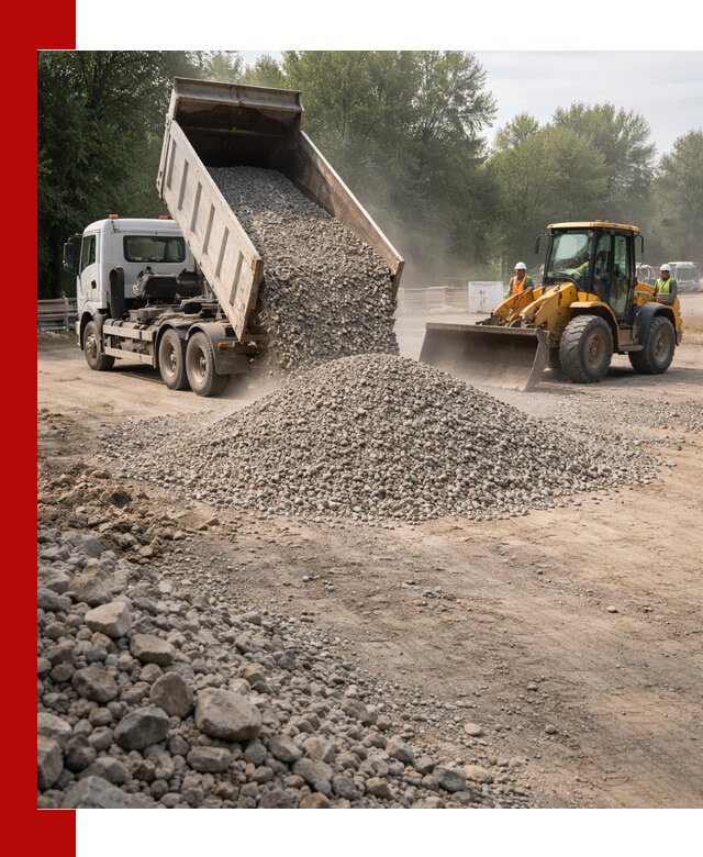 Гравий фракция 5–20 доставка в Лянторе оптом и в розницу
