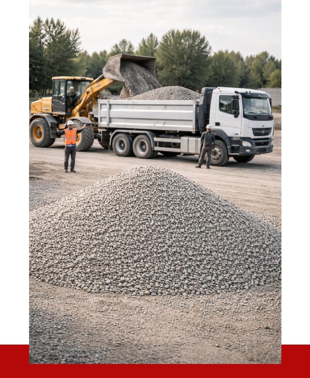 Купить мытый гравий в Лянторе от 3583 р, доставка ПРОНЕРУДЛнт