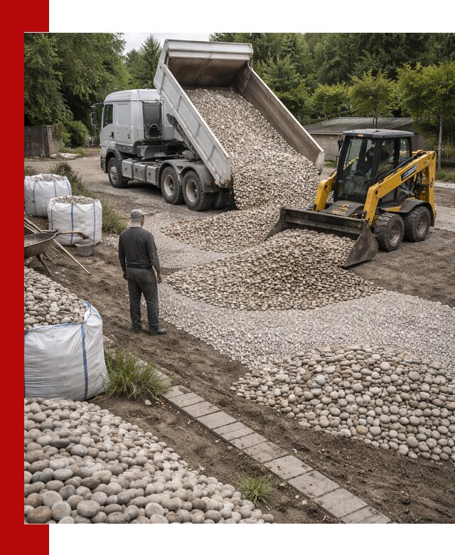 Доставка морской гальки оптом и в розницу в Лянторе