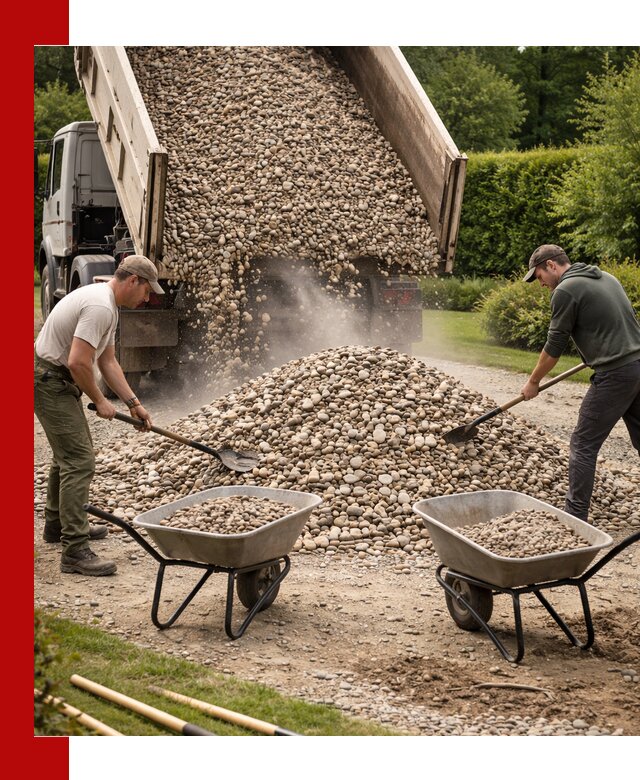 Доставка и продажа декоративной гальки в Лянторе