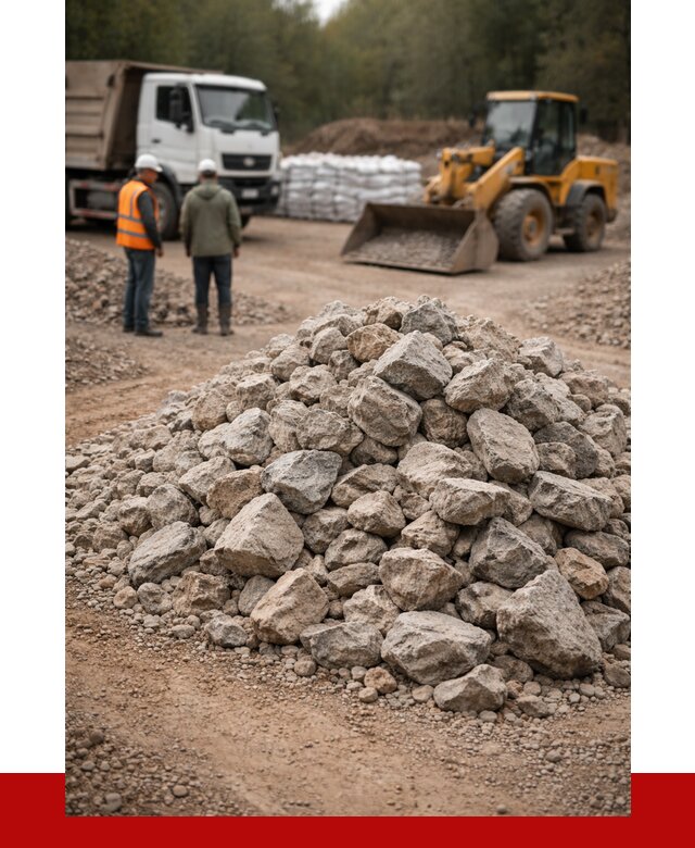 Купить бутовый камень с доставкой в Лянторе от 2355 р. | ПРОНЕРУДЛнт