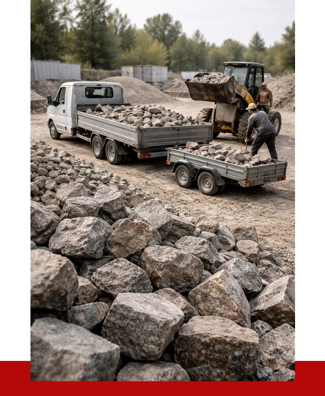 Купить бутовый камень гранитный в Лянторе от 2866 р. | ПРОНЕРУДЛнт