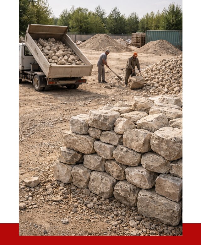 Бутовый камень известняковый в Лянторе от 4300 р. | ПРОНЕРУДЛнт