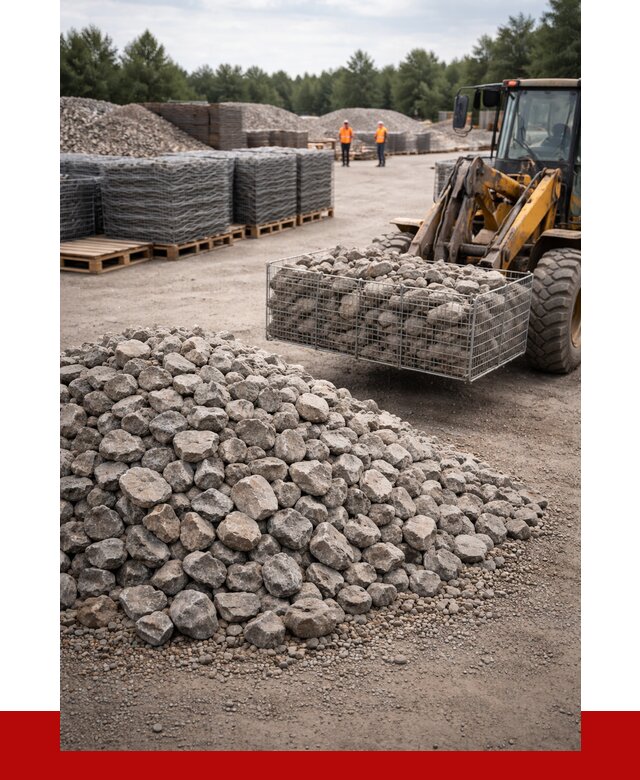 Камень для габионов фракция 70-150 в Лянторе от 4300 р. | ПРОНЕРУДЛнт