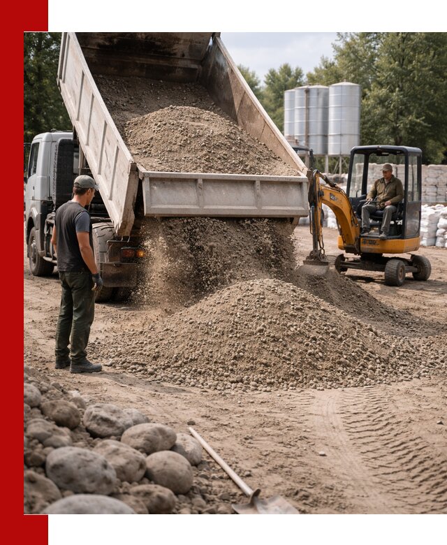 Доставка ПГС С3 в Лянторе самосвалами и миксерами