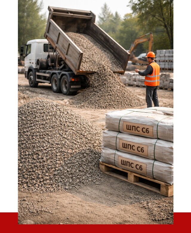 ЩПС С6 в Лянторе с доставкой от 2252 р. за куб | ПРОНЕРУДЛнт