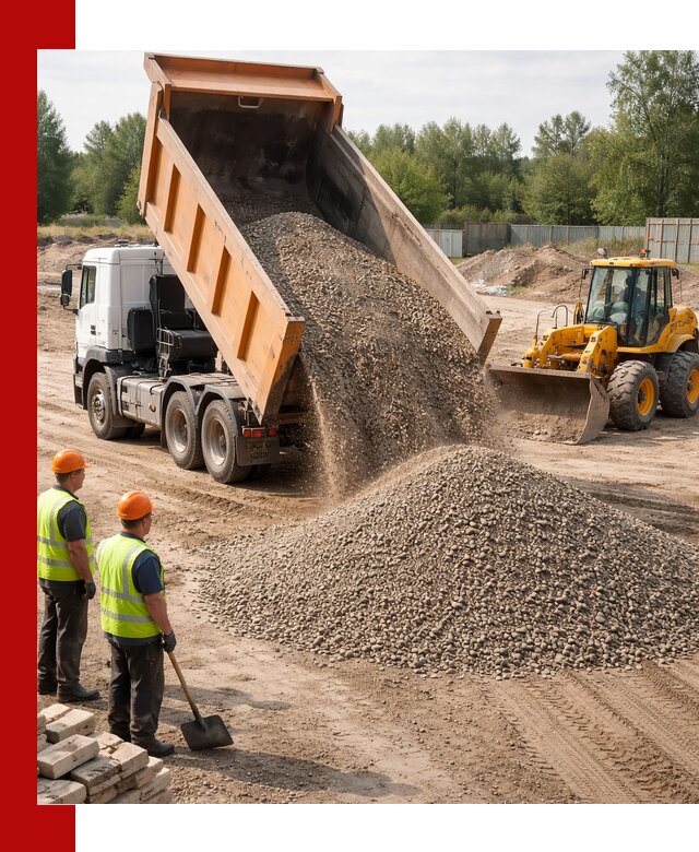 Доставка щебёночно-песчаной смеси ЩПС С7 в Лянторе
