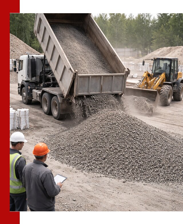 Доставка и продажа гранитного отсева 0-10 в Лянторе