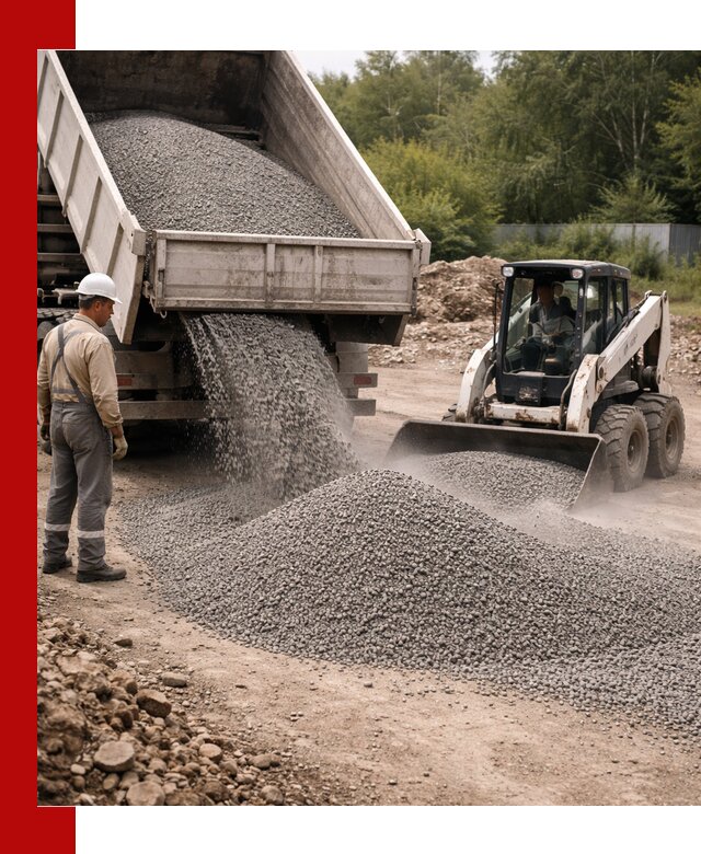 Доставка гравийного отсева 0-5 в Лянторе оптом и в розницу