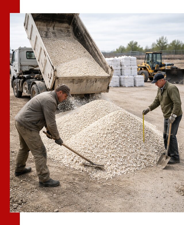 Мраморная крошка с доставкой и разгрузкой в Лянторе
