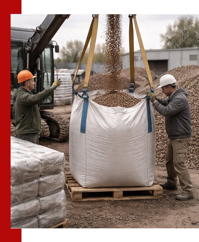 Керамзит в биг-бегах с доставкой в Лянторе