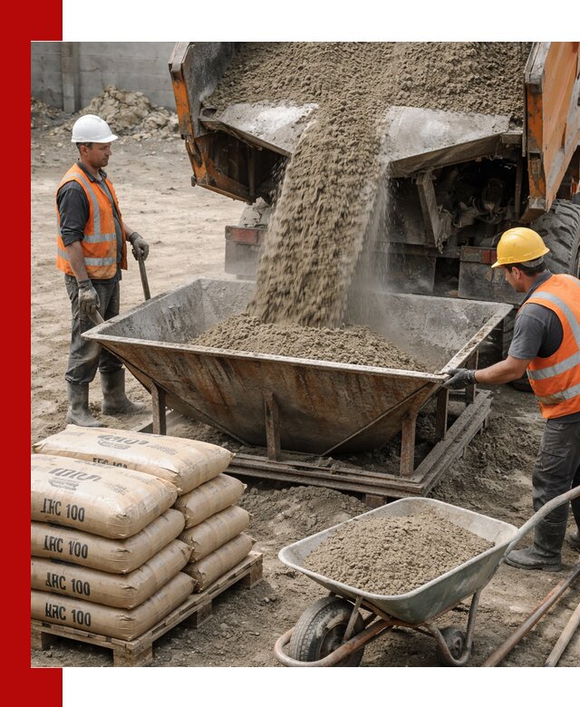 Доставка цементно-песчаной смеси М100 в Лянторе