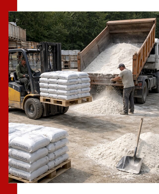 Доставка строительной извести оптом и в розницу в Лянторе