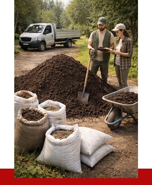 Купить грунт с доставкой в Лянторе от 4607 р. за м3 | ПРОНЕРУДЛнт