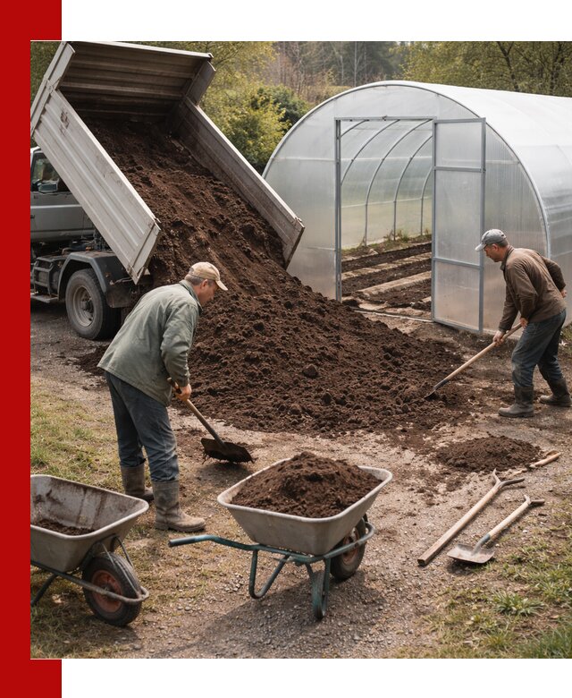 Грунт для теплицы с доставкой в Лянторе — плодородный субстрат под растения