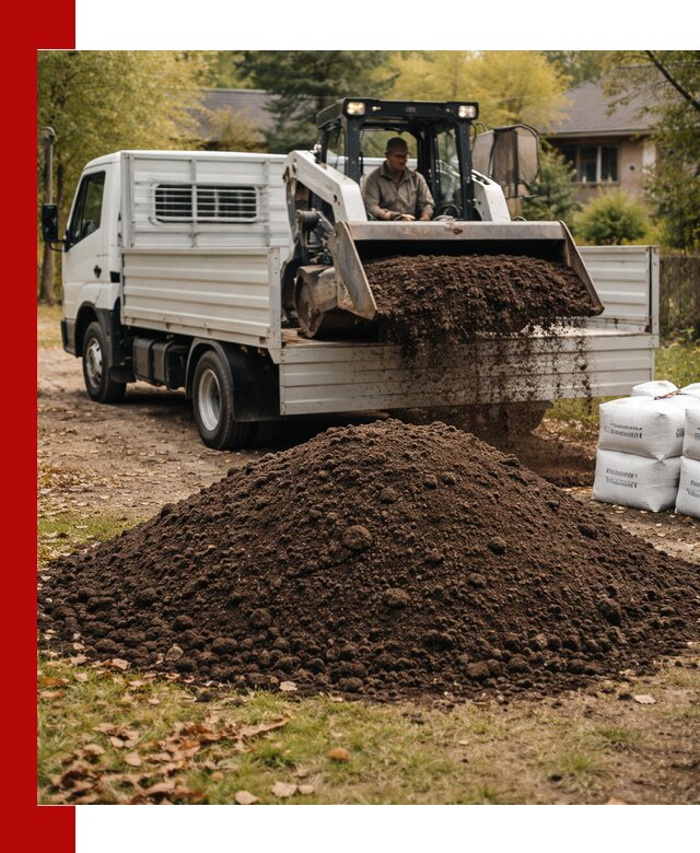 Доставка садовой земли в больших объёмах в Лянторе