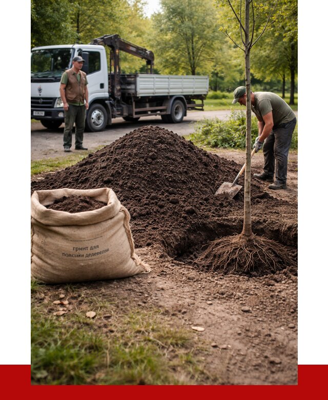 Грунт для посадки деревьев в Лянторе от 1228 р. | ПРОНЕРУДЛнт