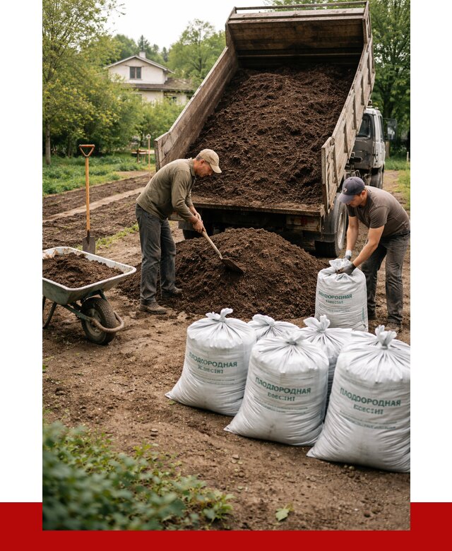 Плодородная смесь в Лянторе от 4300 р./куб с доставкой | ПРОНЕРУДЛнт