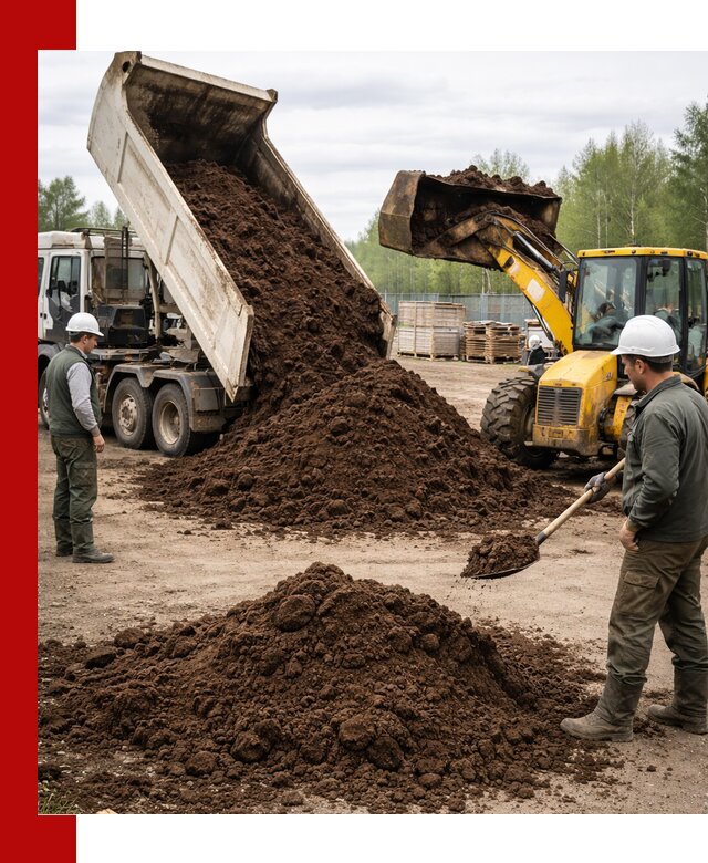 Доставка торфа оптом и в мешках в Лянторе
