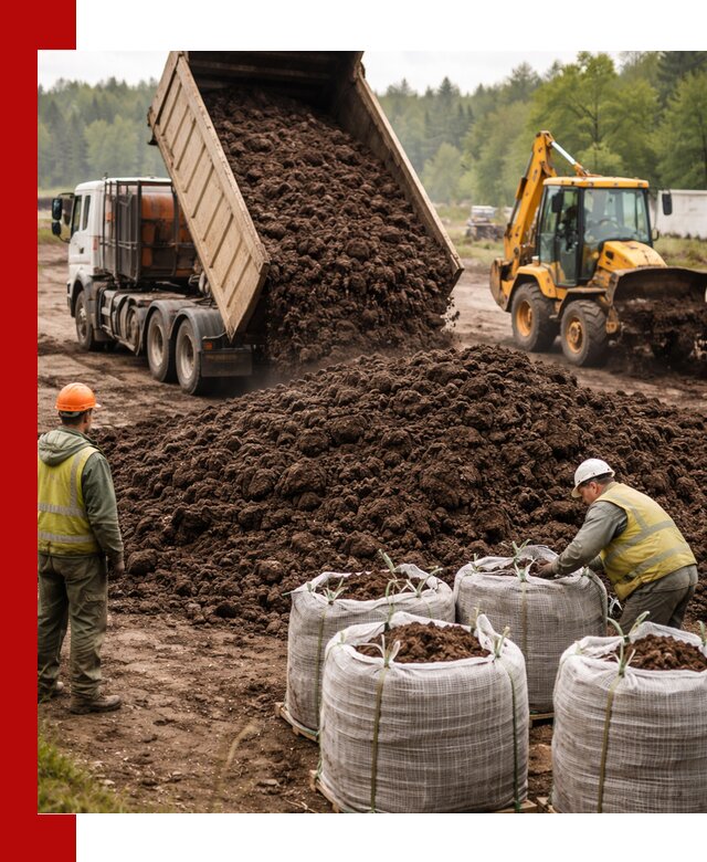 Доставка нейтрального торфа в Лянторе оптом и в розницу