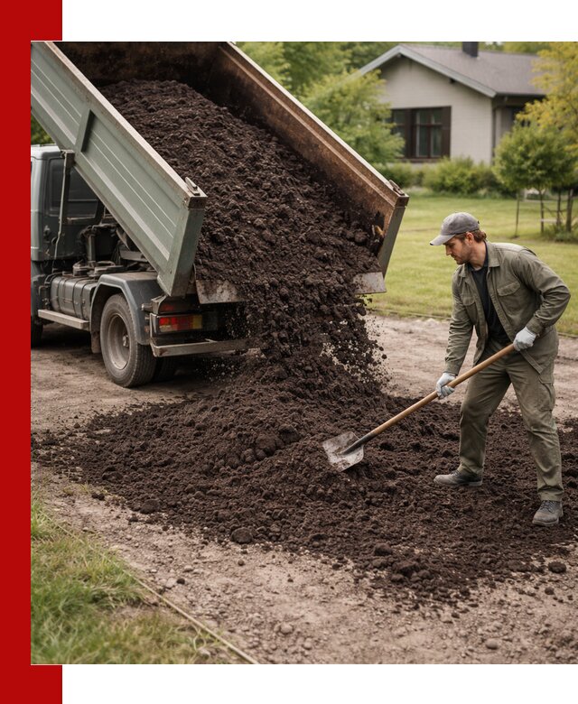 Чернозем для газона с доставкой в Лянторе быстро и качественно