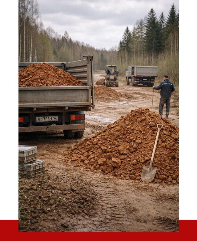 Глина и суглинки в Лянторе от 4607 р. за куб | ПРОНЕРУДЛнт