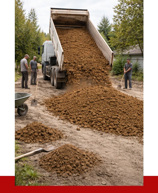 Купить суглинок с доставкой в Лянторе от 2559 р. за куб | ПРОНЕРУДЛнт