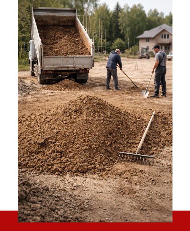 Суглинок для планировки в Лянторе с доставкой от 4300 р. | ПРОНЕРУДЛнт