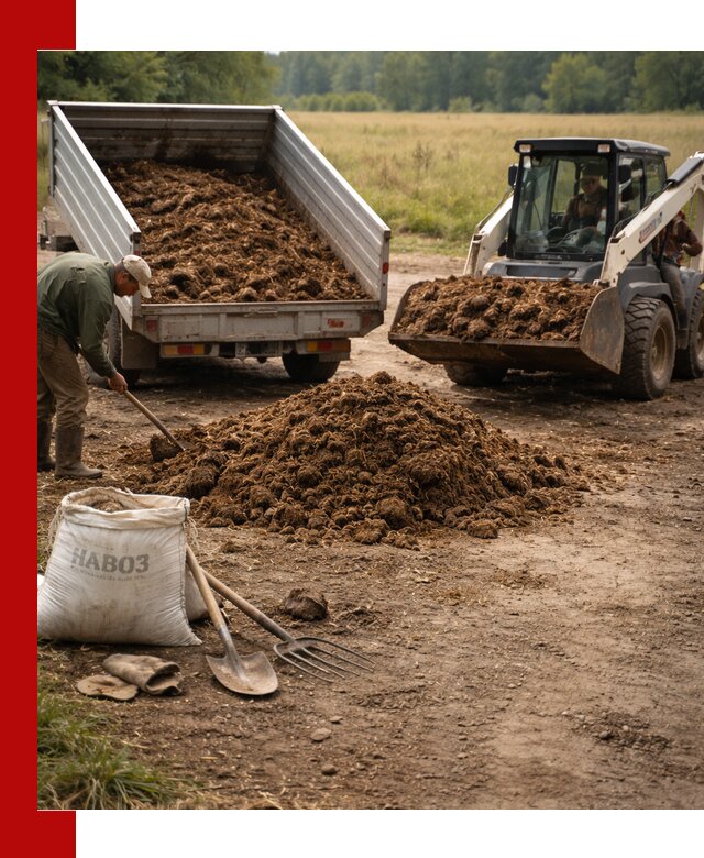 Доставка конского навоза в Лянторе с разгрузкой и доставкой на объект