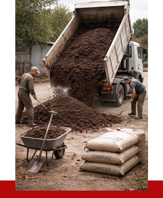 Купить компост в Лянторе от 4300 р. за куб с доставкой | ПРОНЕРУДЛнт