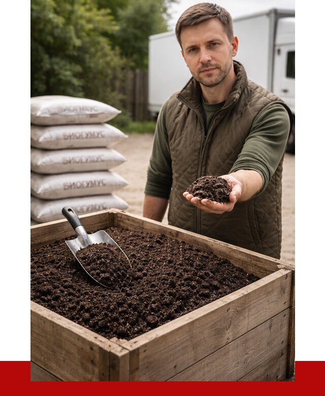 Купить биогумус в Лянторе с доставкой от 8701 р. за куб | ПРОНЕРУДЛнт