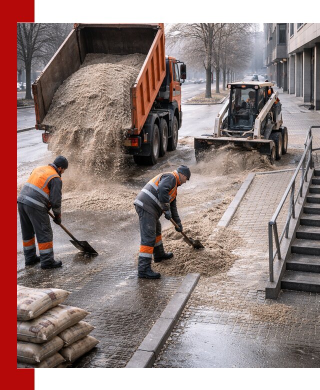 Поставка противогололедных материалов в Лянторе