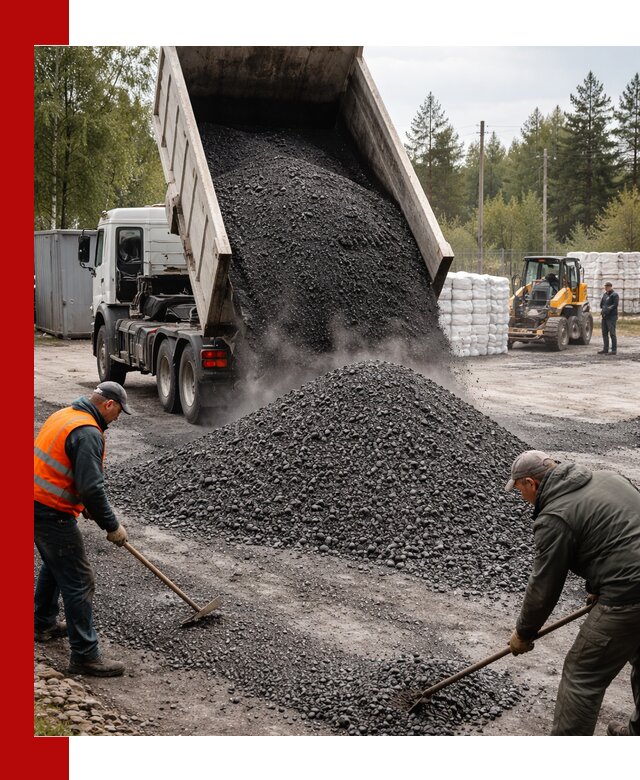 Доставка и продажа асфальтного гранулята в Лянторе