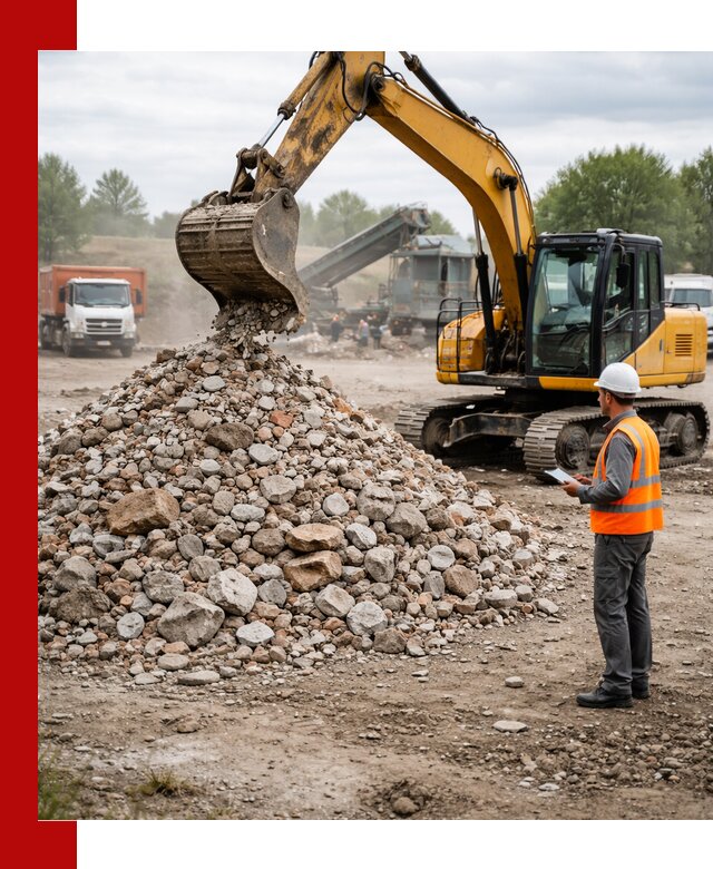 Доставка и вывоз строительного боя в Лянторе