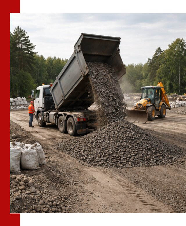 Доставка дробленого асфальта в Лянторе для дорожных работ